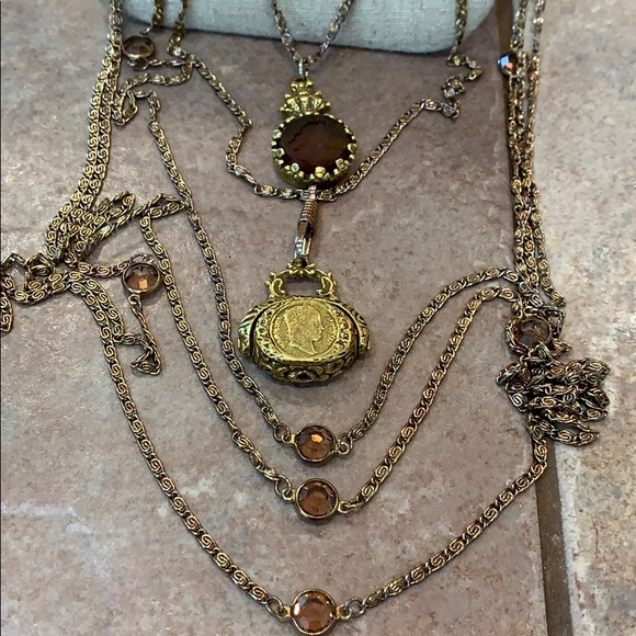 Goldette High end vintage collectible 5 strand